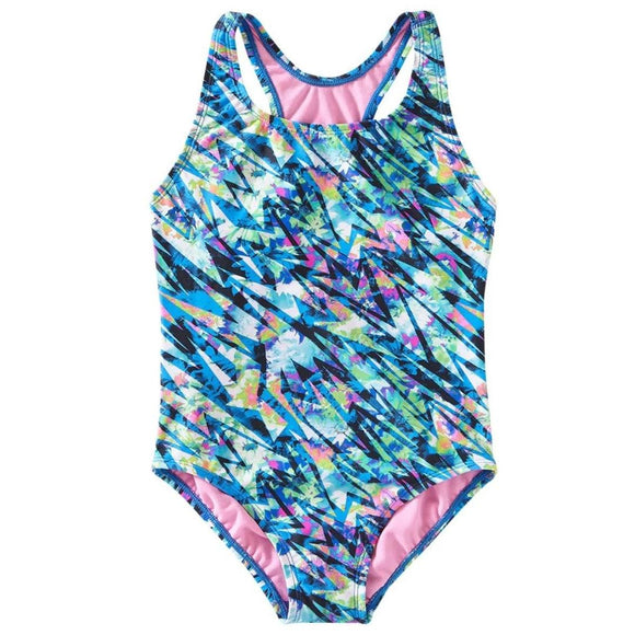 Girls' TYR Durafast Elite® Bolt Ella Maxfit Swimsuit