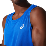 M Asics Run Silver Singlet