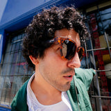 Pano G 'Mahogany Martini Hour' Sunglasses