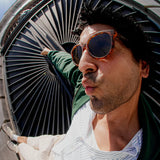 Pano G 'Mahogany Martini Hour' Sunglasses