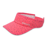 Neon Flash Reflective Pink Sprints Visor