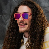 Slate G 'Tropical Hibiscus Tea Party' Sunglasses