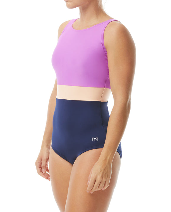 W TYR Splice Belted Controlfit Swimsuit