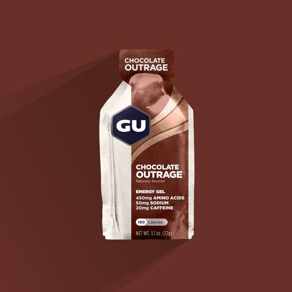 Gu Energy Gel- Chocolate Outrage + Caffeine