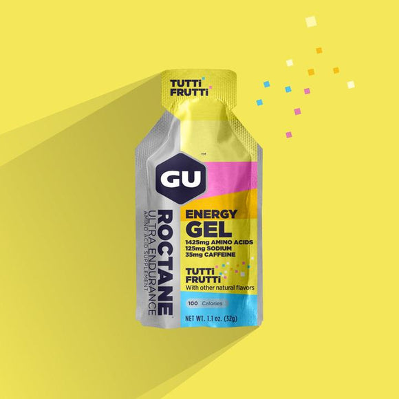 Gu Roctane Energy Gel- Tutti Frutti + Caffeine