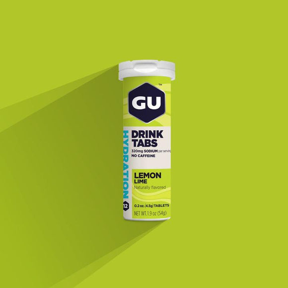 Gu Hydration Drink Tabs- Lemon Lime