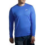 M Brooks Run Within Long Sleeve Crew