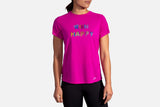 W Brooks Distance Graphic Short Sleeve