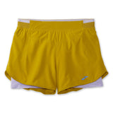 W Brooks Run Within 4 inch 2-IN-1 Short