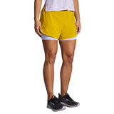 W Brooks Run Within 4 inch 2-IN-1 Short