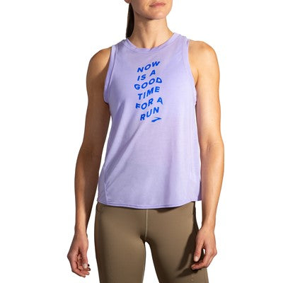 W Brooks Distance Graphic Run Day Tank