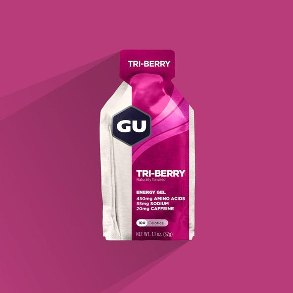 Gu Energy Gel- Tri Berry + Caffeine