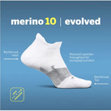 Feetures Merino 10 Cushion No Show