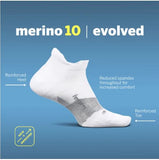 Feetures Elite Merino 10 Ultra Light No Show Running Sock