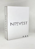NiteVest Safety LED Reflective Rechargeable Vest with Chest Light
